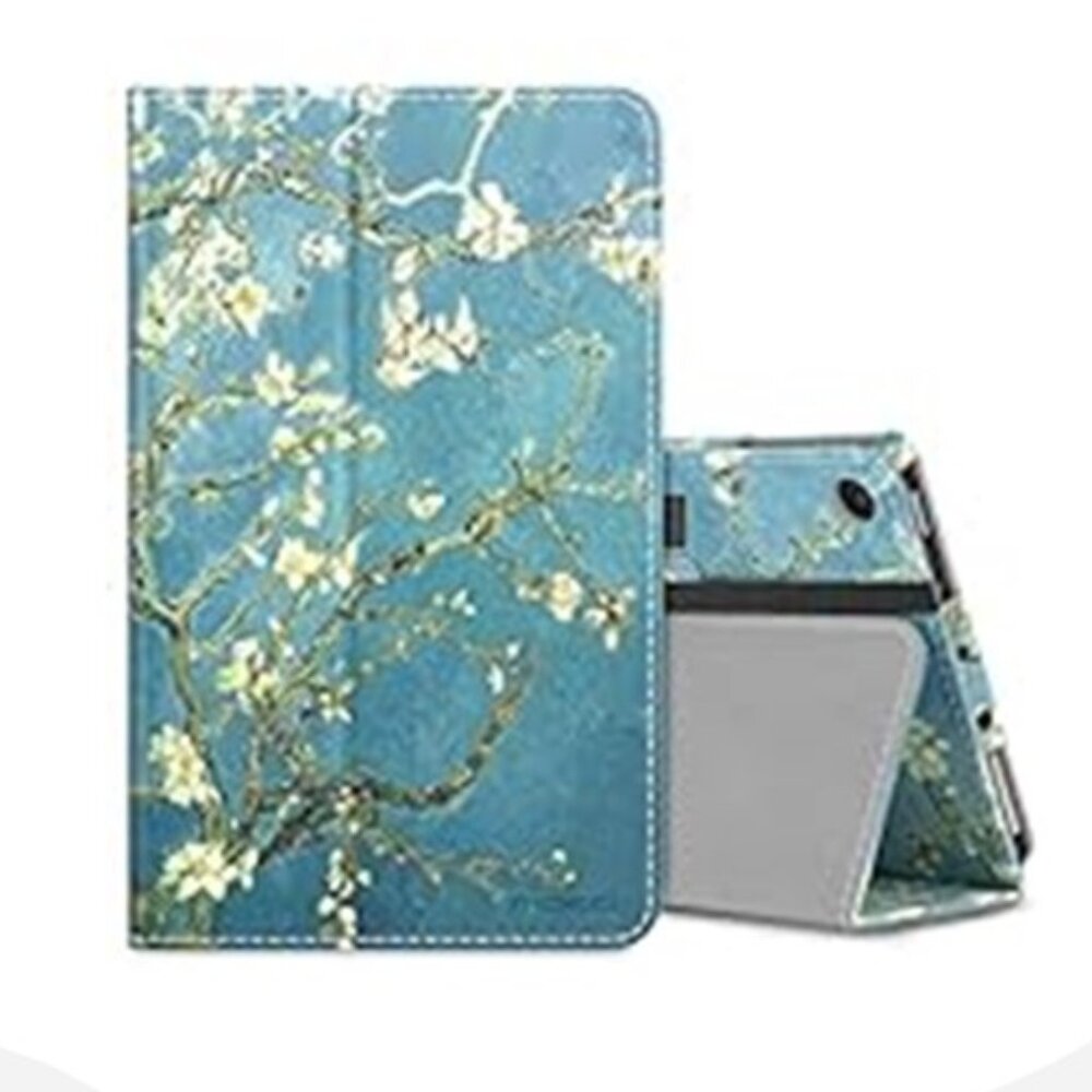 MoKo Case for Amazon Fire 7 Tablet (7th gen.) - "Almond Blossom"